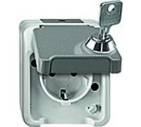 Merten meg2424 - BRS, avec Fermetures Versch., Aqua Star, Gris Clair, meg2416-8029