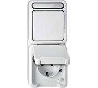 MERTEN MEG3494-8029 Prise combinée. Prise SCHUKO AQUASTAR