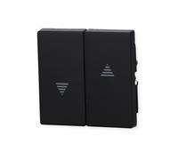 Merten MEG3855-0403 Pure Decor,M-Smart M-Plan,M-Elegance Bascule,Noir mat