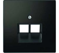 Merten MEG4522-6034 Plaque centrale pour insert UAE, double, anthracite, System Design