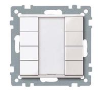 Merten Merten Bouton-poussoir 4 fonctions avec pws/gl 617419 Quantité:1