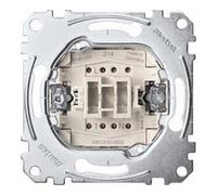 Merten Elément de bouton-poussoir, Bouton + interrupteur, Gris