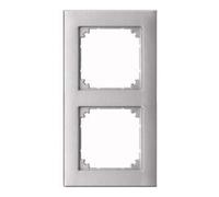 Merten Merten Cadre 2f. alu encastrement affleurant 488260 Quantité:1