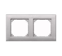 Merten Merten Cadre 2f. alu horizontal/vertical 486260 Quantité:1