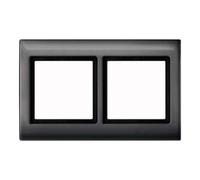 Merten Merten Cadre 2f. anthracite horizontal/vertical 400214 Quantité:1
