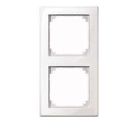 Merten Merten Cadre 2f. avec interrupteur/poussoir horizontal/vertical 478219 Quantité:1
