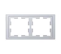 Merten Cadre D-Life en Acier Inoxydable 163 x 90 mm