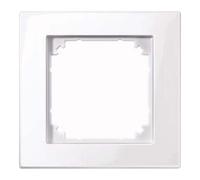 Merten Cadre pour 1 prise M-PLAN 515125 Blanc brillant