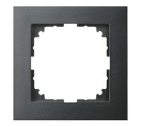 Schneider Electric Merten MEG4010-3614 M-Pure Cadre pour Prise et Interrupteur, 1 Prise, Anthracite, 1 pièce