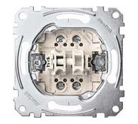 Merten Merten Double bouton-poussoir insert 2S 1 pôle 10A 250V AC MEG3055-0000 Quantité:1