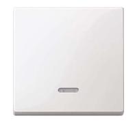 Merten Interrupteur avec témoin lumineux 436019 System M – M-Smart/M-Plan – blanc polaire brillant
