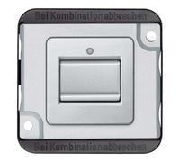 Merten Merten Interrupteur à bascule simple pôle, argent mat MEG3116-7060 Quantité:1