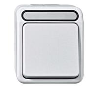 Merten Merten Interrupteur de contrôle 2 pôles, gris clair MEG3102-8029 Quantité:1
