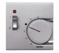 Merten Merten Plaque centrale alu pour insert thermostat d’ambiance 536160 Quantité:1