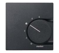 Merten 536214 Plaque centrale pour salle de contrôle de la température Changement Insert avec contact, anthracite, System M