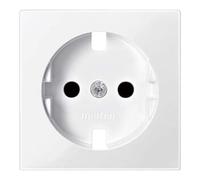 Merten – Cache-prise MEG2330-0319 2P+T Blanc polaire
