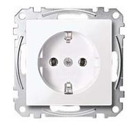 Schneider Electric Prise d'alimentation CEE 7/3 MEG2301-0325 Blanc