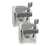 Merten Merten Prise SCHUKO gris clair MEG2424-8029 Quantité:1