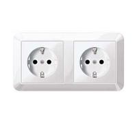 Merten Merten Prise SCHUKO pws/gl double MEG2328-1019 Quantité:1