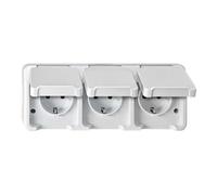 Merten Merten Prise triple SCHUKO polar blanc MEG2390-8019 Quantité:1