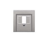Merten plaque centrale alu 297960