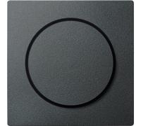 Merten Plaque centrale, Bouton + interrupteur, Gris