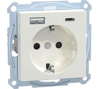 Merten Prise Schuko avec chargeur USB MEG2367-0319 (MEG2367-0319)