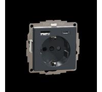 Merten Prise Schuko avec chargeur USB MEG2367-0414 (MEG2367-0414)