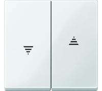 Merten Rocker, Bouton + interrupteur, Blanc