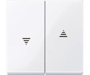 Merten Rocker, Bouton + interrupteur, Blanc