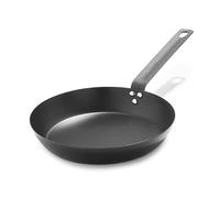 Merten & Storck Carbon Steel Poêle à frire à induction de 26 cm en acier au carbone, antiadhésive à l'usage, compatible avec le four et le gril jusqu'à 315 °C, pour brunir, griller,saisir,sauter,noire