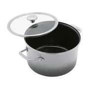 MERTEN & STORCK MERTEN&STORCK Casserole Ø24cm, galaxy grey, avec couvercle en verre