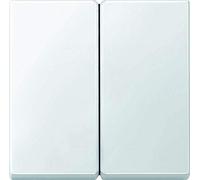 EL SM 433519 - Bascule : système M, blanc polaire mat poli, double