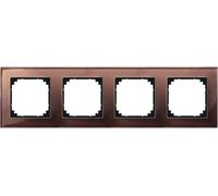 Merten x4 Cadre Cache System M, M-Plan marron 489415 1 pc(s)