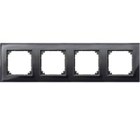 Merten x4 Cadre Cache System M, M-Plan noir 489403 1 pc(s)