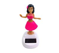 Merting Danseuse Hawaienne Voiture, Figurine Solaire Dansante, Danseuse Hawaienne Voiture Qui Bouge, Créativité Figurine Hawaïenne Voiture Voiture Solaire Danse Jouet Bureau Fournitures