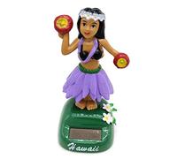 Merting Danseuse Hawaienne Voiture, Figurine Solaire Dansante, Jouet Bureau Fournitures Maison Décoration Intérieure