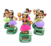 Merting Danseuse Hawaienne Voiture, Figurine Solaire Dansante, Jouet Bureau Fournitures Maison Décoration Intérieure