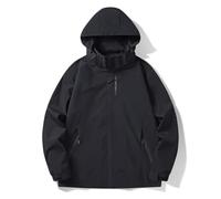 Mertmliy Coupe-vent Femme Imperméable Et Pliable Avec Capuche Amovible Veste Randonnée Légère Vestes Softshell Avec Poches Veste Fonctionnelle Un Usage Quotidien, Voyages, Randonnée Le Trekking