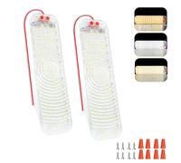 MERTTURM 150LED Voiture Interieur, 2700-6500K 3 Couleurs de Lumière Super Brillant Barre LED 12V 800LM Avec Luminosité Variable, Plafonnier LED Camping Car Universel pour Camion/Bateau/Van/Caravane
