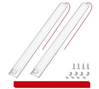 MERTTURM LED Voiture Interieur 12V, Super Brillant 40cm 1700LM 10W Barre avec Interrupteur, Reglette LED 12V pour Voiture Caravane Camion Camping Car Bateau Van