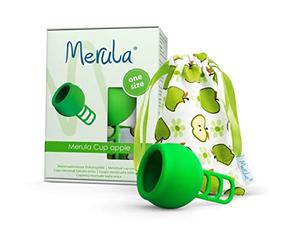 Merula Cup apple (vert) "taille unique" - Coupe menstruelle en silicone à usage médical