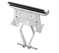 Merveille - Lot de 2 Supports EXO pour Tablette Radiateur 4 à 6 Colonnes avec Robinet Vertical - Fixation sans Perçage - pour Étagère Radiateur de 16 à 26 cm de Large - Fabrication Française