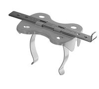 Merveille - Lot de 2 Supports Maxi GR pour Tablette Radiateur Fonte 4 à 6 Colonnes - Fixation sans Perçage - pour Étagère Radiateur de 20 à 25 cm de Large - Fabrication Française