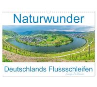 Merveilles de la nature - les méandres des rivières allemandes, Version française (Calendrier mural 2026 DIN A3 portrait), Calendrier CALVENDO mensuel