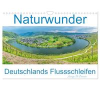 Merveilles de la nature - les méandres des rivières allemandes, Version française (Calendrier mural 2026 DIN A4 portrait), Calendrier CALVENDO mensuel