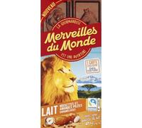 Merveilles Du Monde Lait Noisettes Et Amandes Caramélisées 100g
