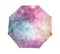 Merveilleux Espace Univers Parapluie Pliable Pliant à Ouverture Automatique Parapluies Pliant Coupe-Vent pour Voyager Plage Femmes Enfants Homme Fille