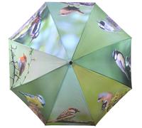 Merveilleux Parapluie Avec Oiseau Motifs, Automatique Mécanisme D'Ouverture