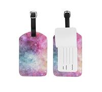Merveilleux Univers Espace Etiquettes à Bagages de Valises Voyage en Cuir Etiquette Nom Adresse ID Tags Drôle pour Les Garçons Filles(3PACK)